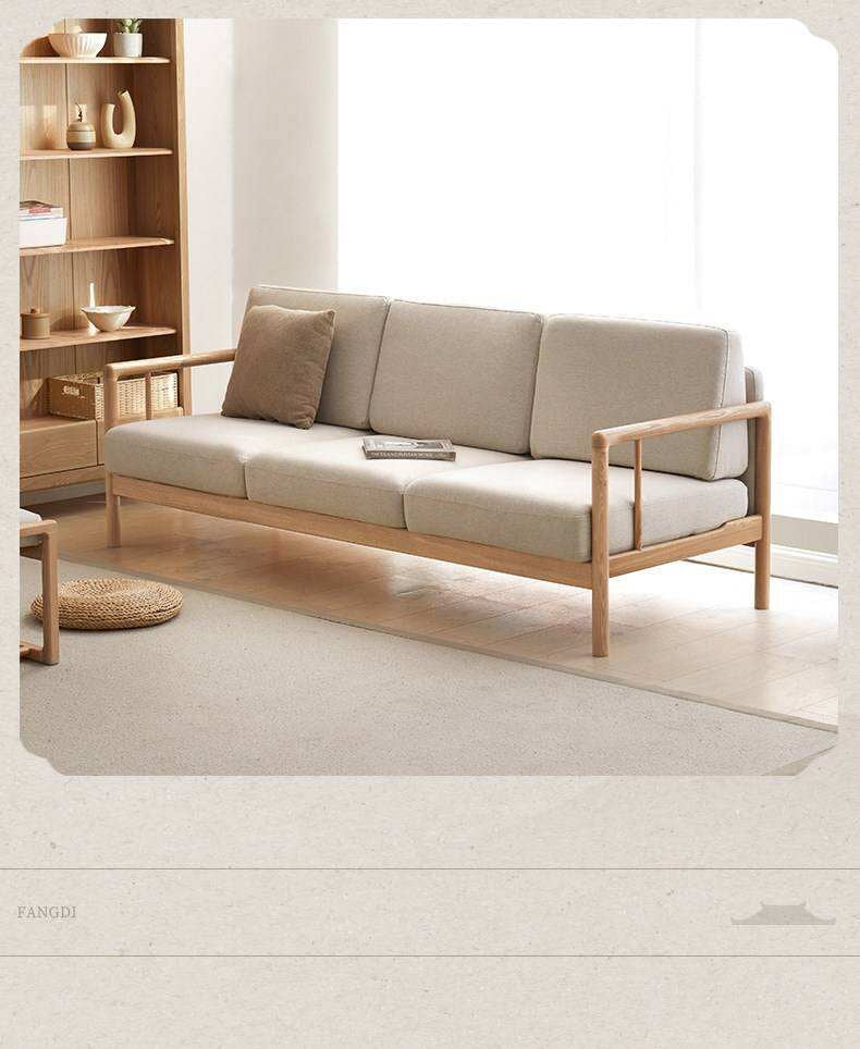 Ash Solid Wood Single Armchair