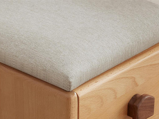 Beech Solid Wood Kids Storage Stool