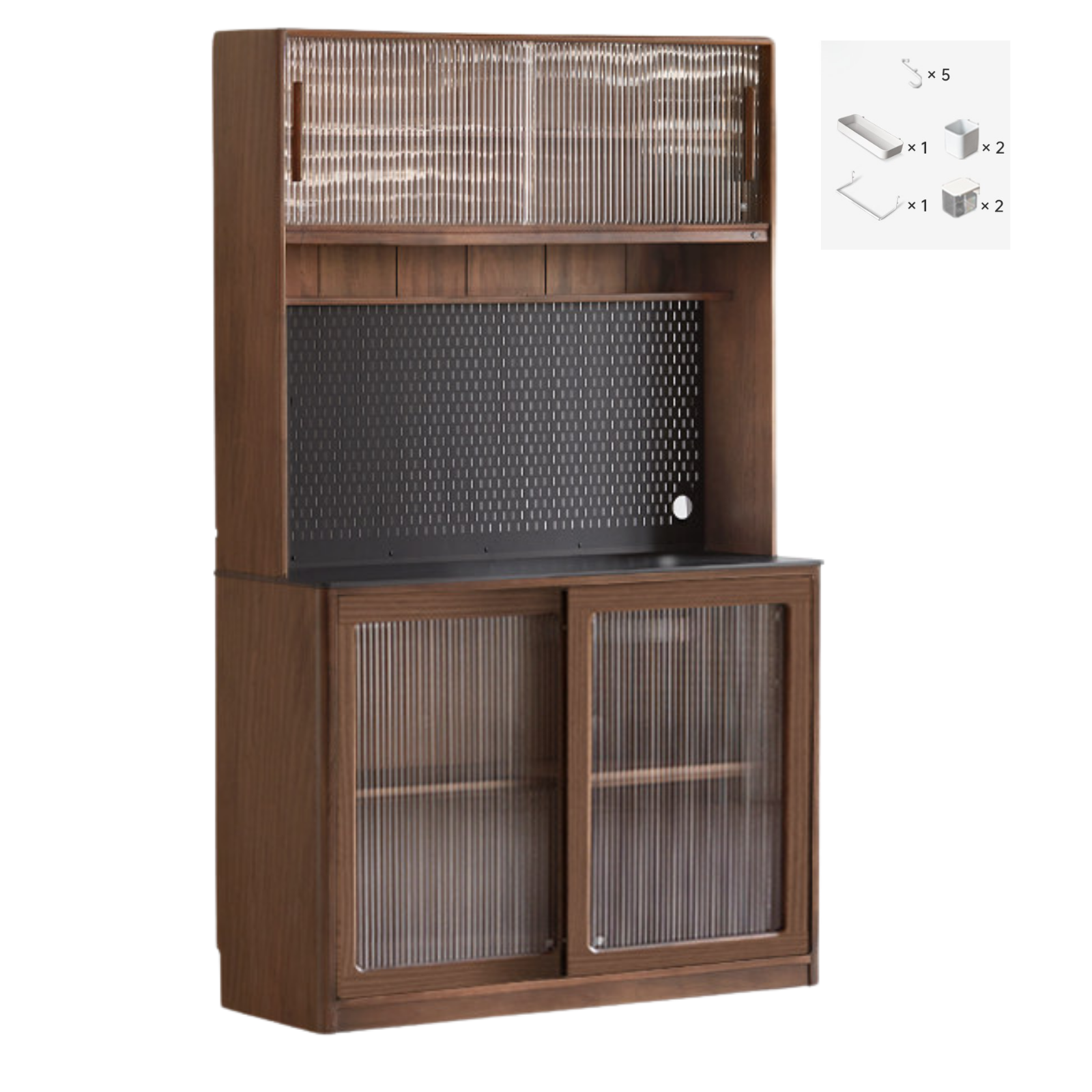 Sandalwood, Ash, White Ash Solid Wood Rock Board Modern Sideboard