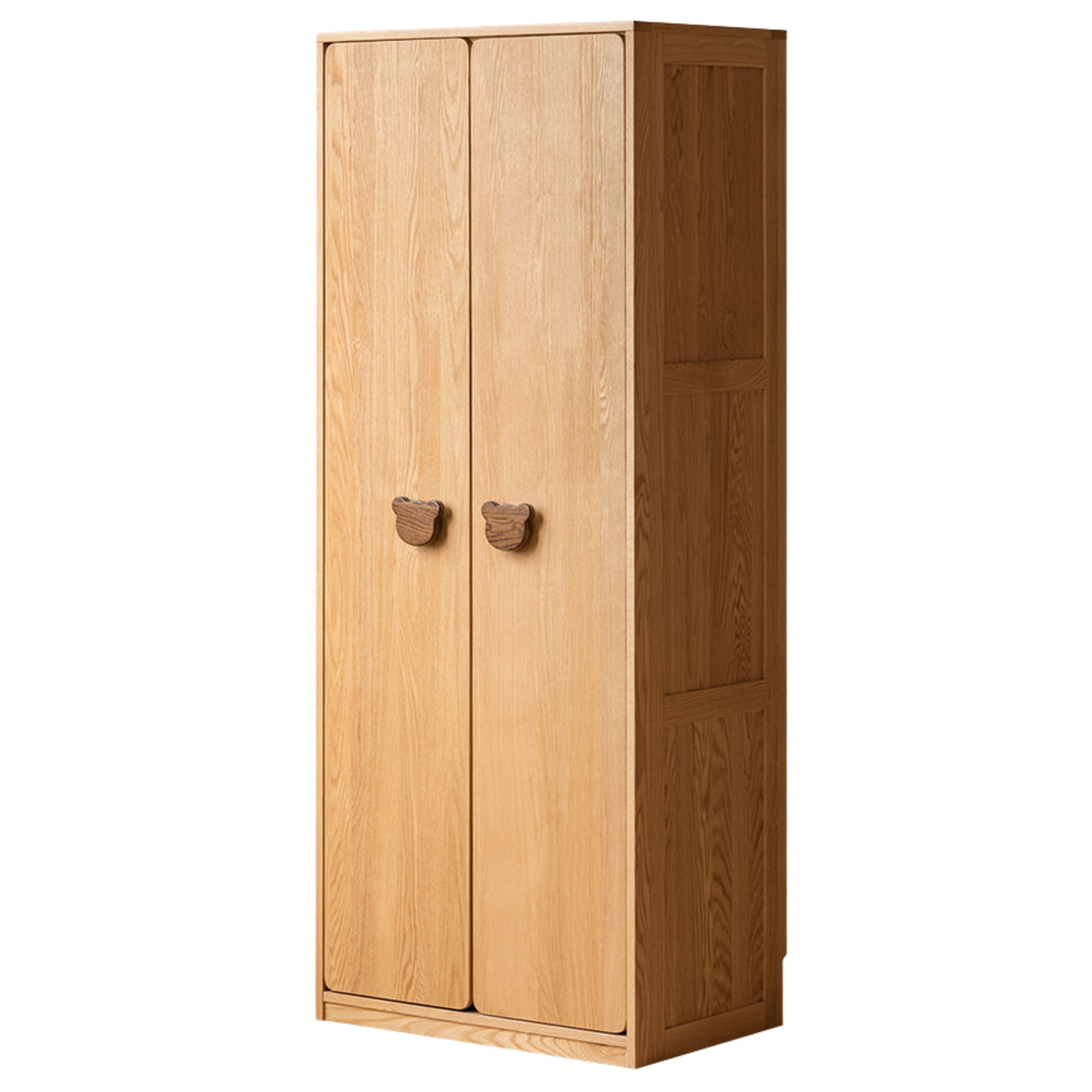 Oak Solid Wood Children's Wardrobe Combination