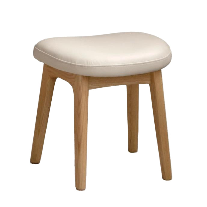 Black Walnut, Ash, Oak, Sandalwood Solid Wood Makeup Soft Stool