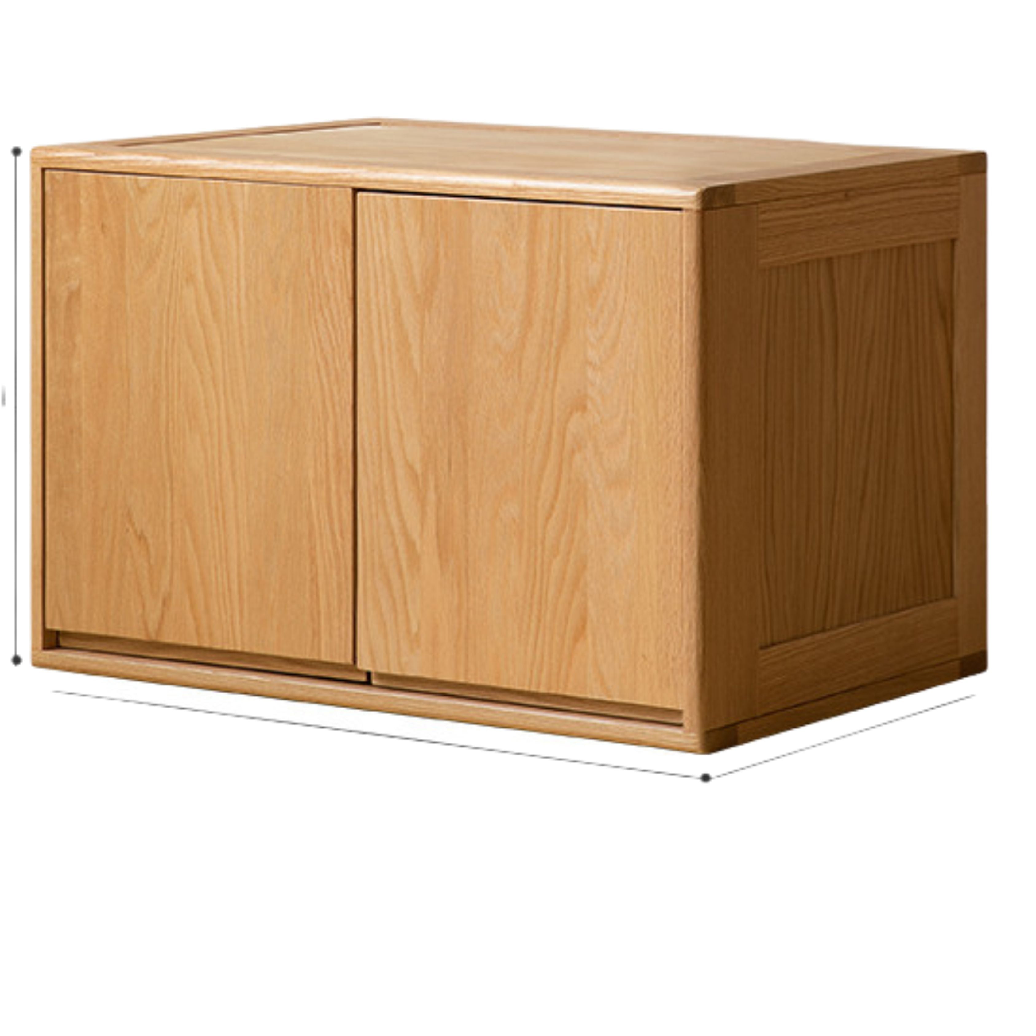 Oak Solid Wood Children's Wardrobe Combination
