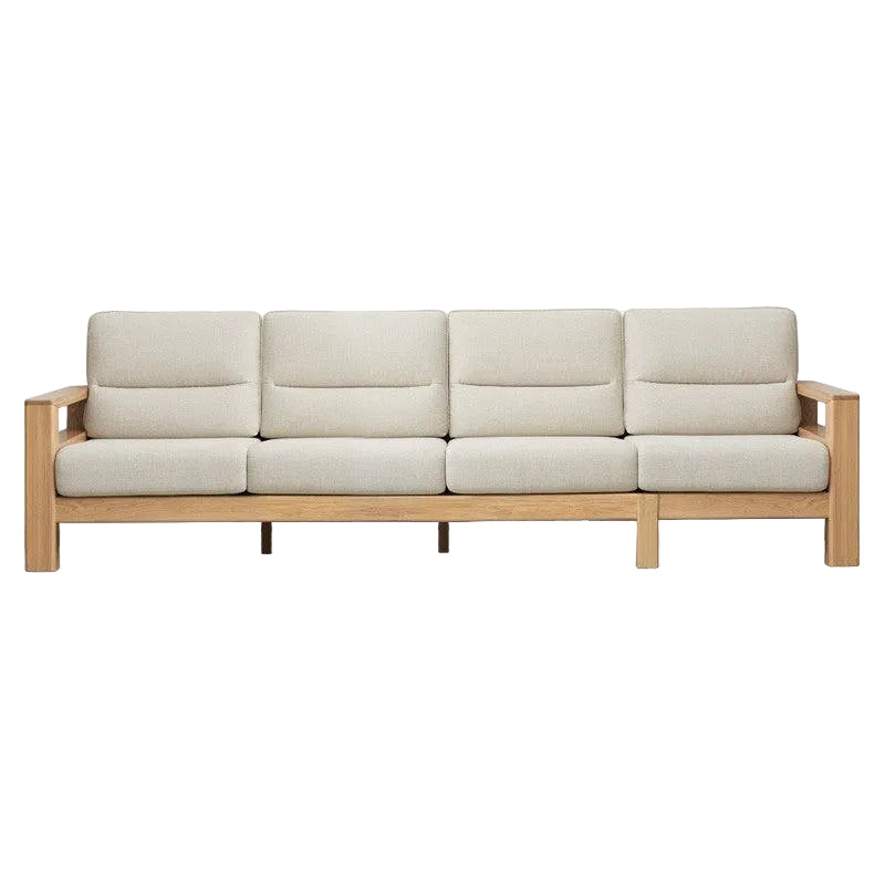 Ash, Black Walnut Solid Wood Oversized Sofa