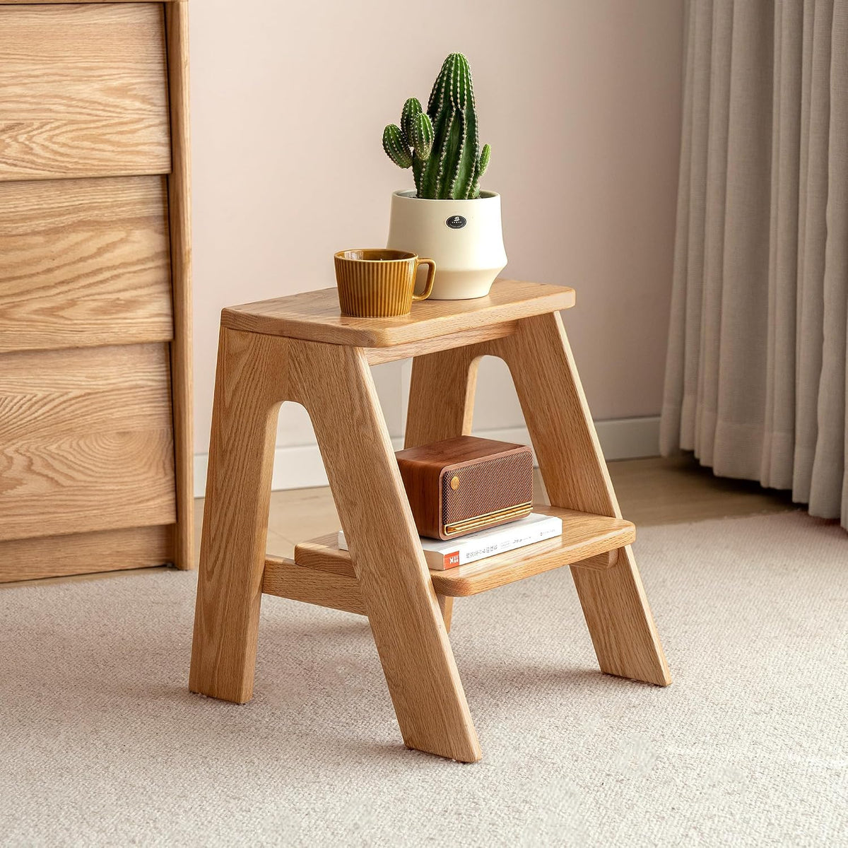 Oak Solid Wood Step Stool