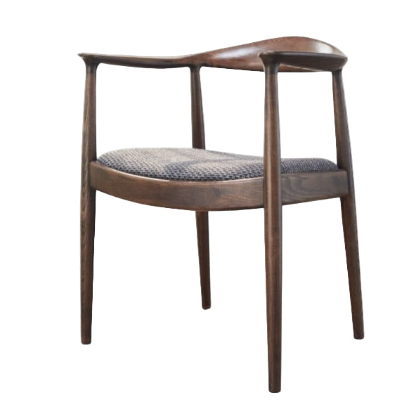 Ash Solid Wood Nordic Style Presidential Chair