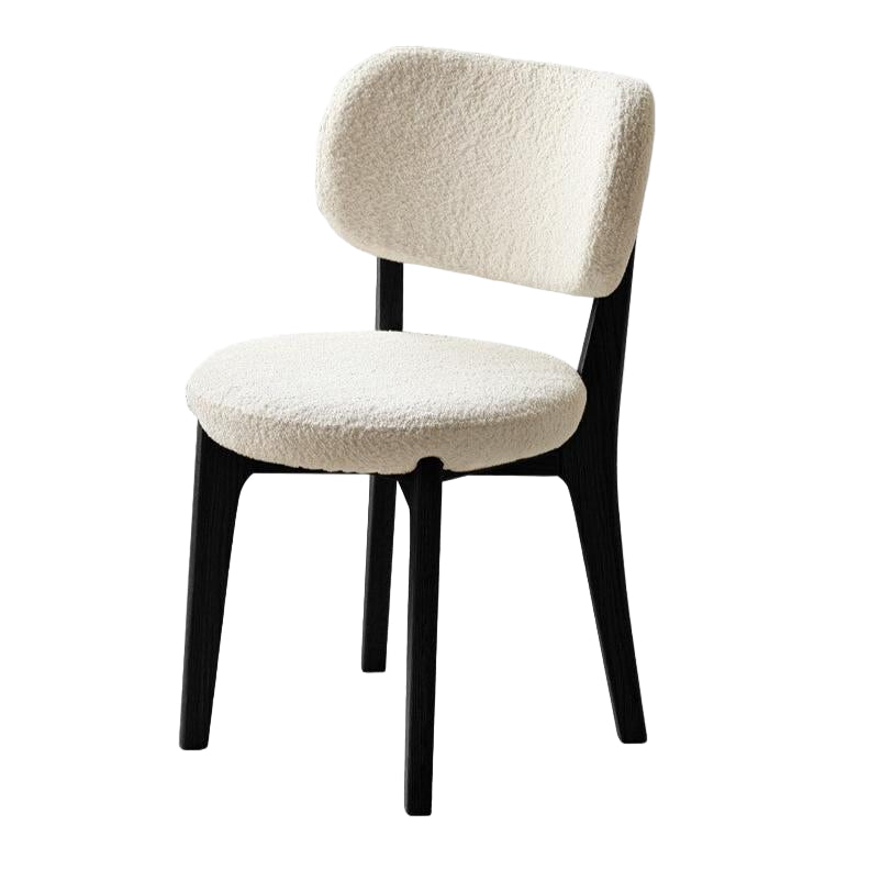 Oak Solid Wood Modern Velvet Soft Makeup Stool