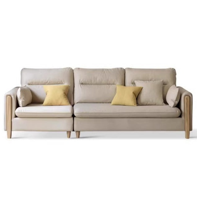 Ash Solid Wood Technology Fabric Corner Sofa.