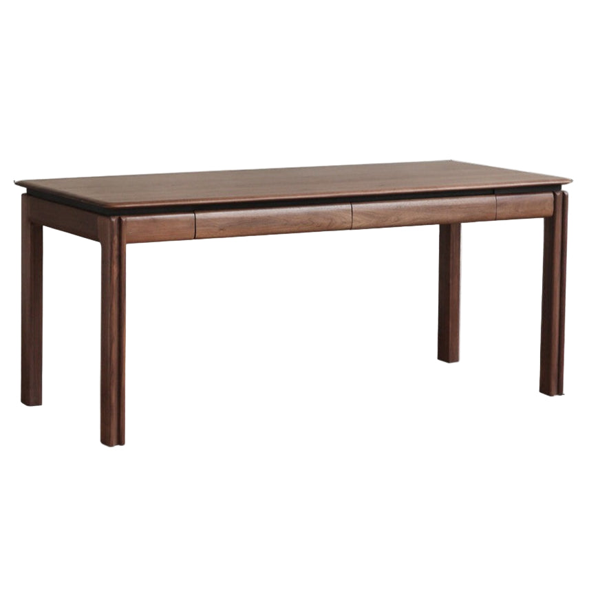 Black Walnut, Ash, Sandalwood Solid Wood Modern Large Office Table