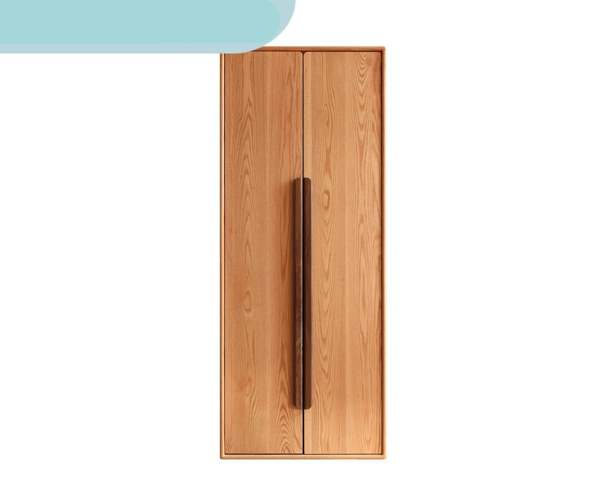 Oak solid wood wardrobe bookcase free combination "