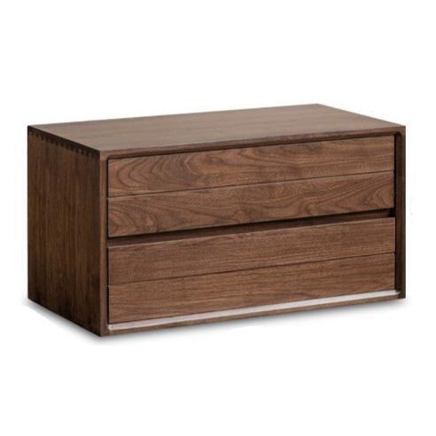 Black Walnut Solid Wood Free Combination Multifunctional Bookcase.