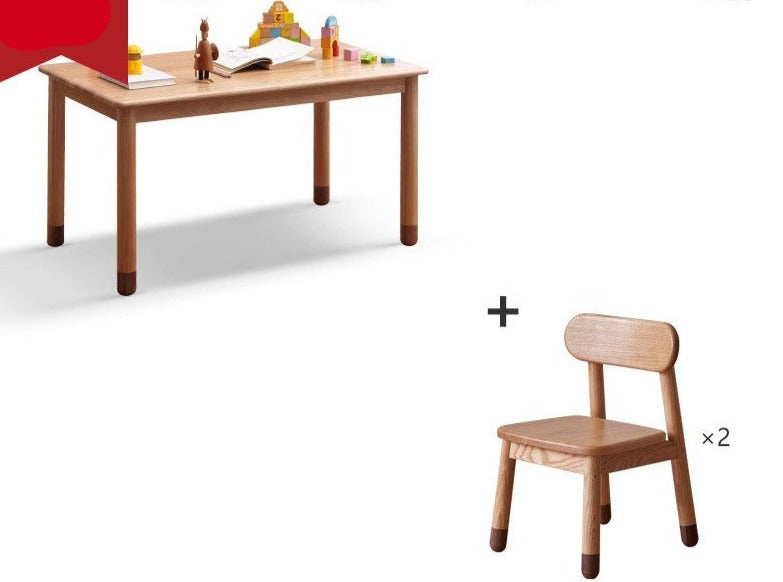 Oak Solid Wood Handmade Children's StudyTable