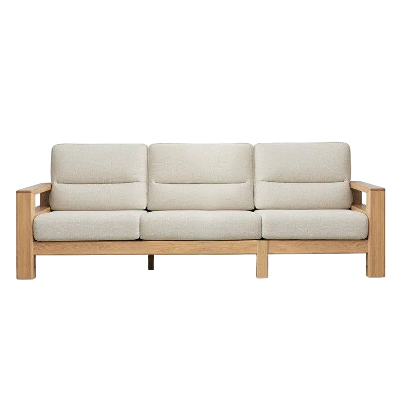 Ash, Black Walnut Solid Wood Oversized Sofa