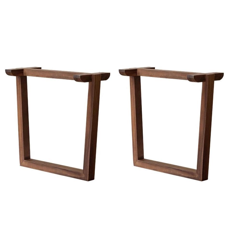 Black Walnut, South American Walnut, Ash Solid Wood, Metal, Acrylic Table Legs