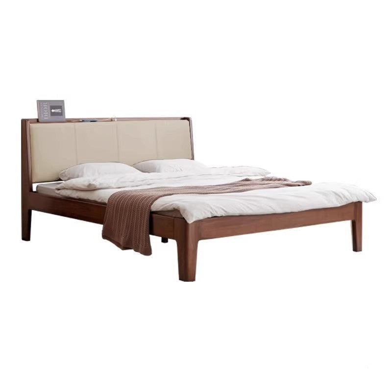 Black Walnut Solid Wood Top Layer Cowhide