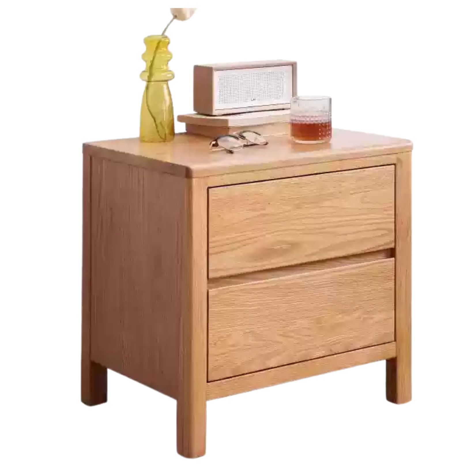Oak Solid Wood Nightstand