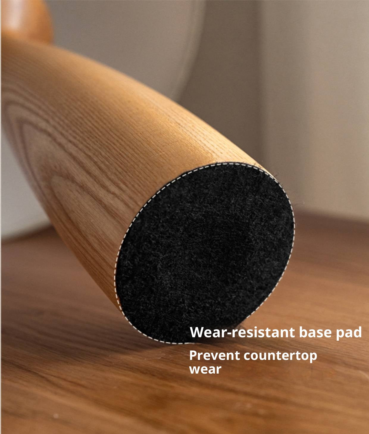 Ash Solid Wood Vintage Style Desk Lamp