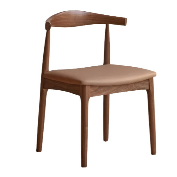 Black Walnut, Oak Solid Wood Nordic Dining Chair