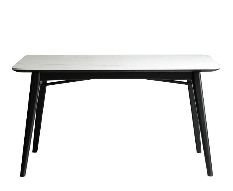 Oak Solid Wood Slate Luxury Dining Table