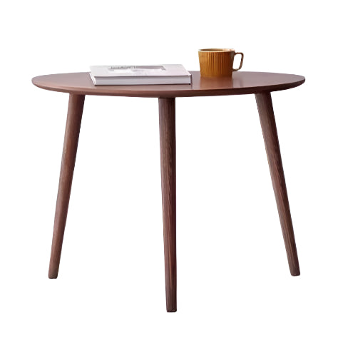 Solid Rubberwood, Oak Solid Wood Small Nordic Side Table