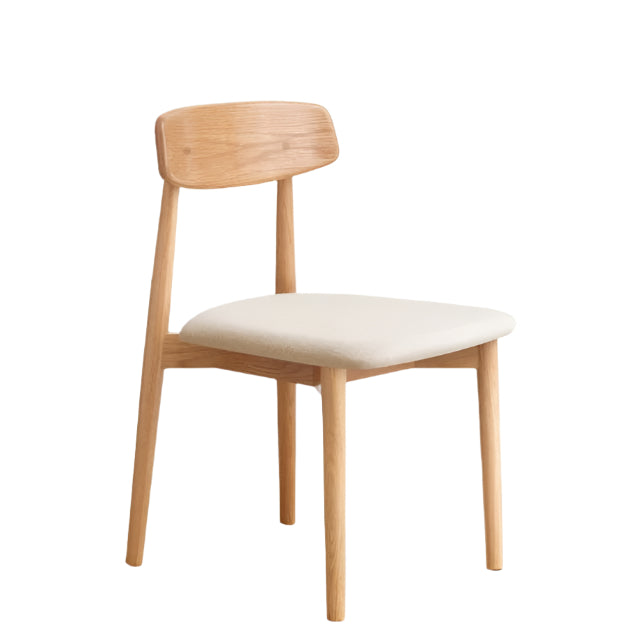 4 pcs set - Black Walnut, White Ash, Ach, Oak, Cherry, Solid RubberWood Dining Chair