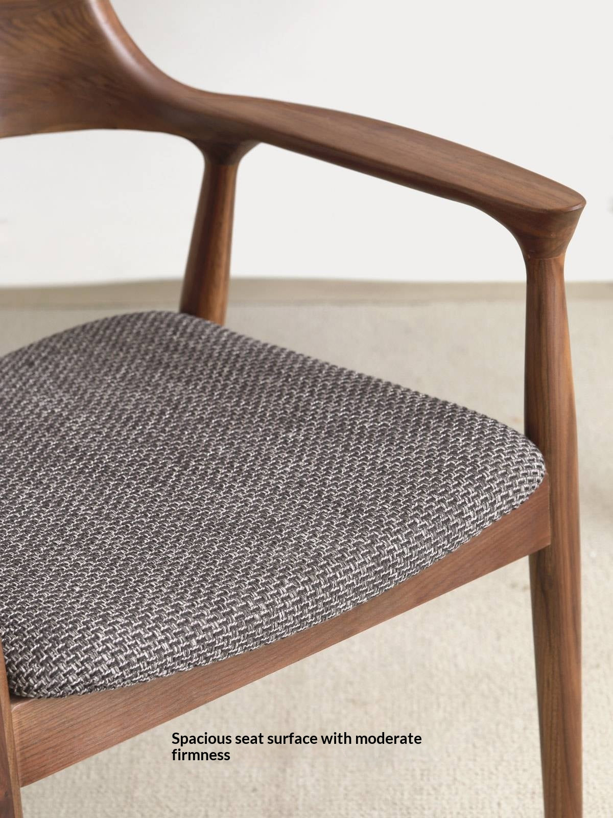 Ash Solid Wood Makeup Chair Dining Chair