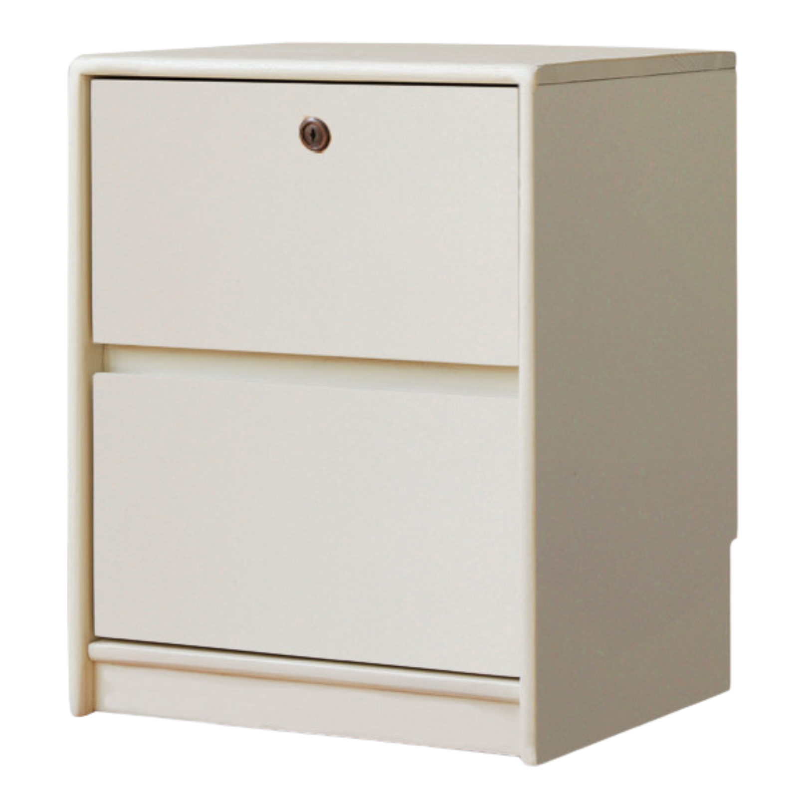 Solid Rubberwood Nightstand.