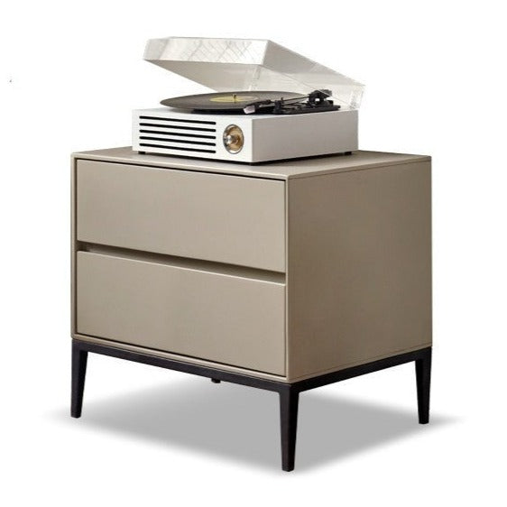 Poplar Solid wood TV side cabinet Bedside table Italian style"