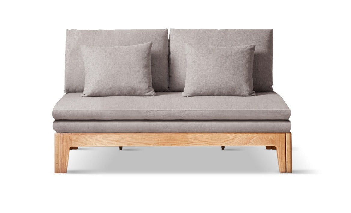 Sofa bed oak solid wood+