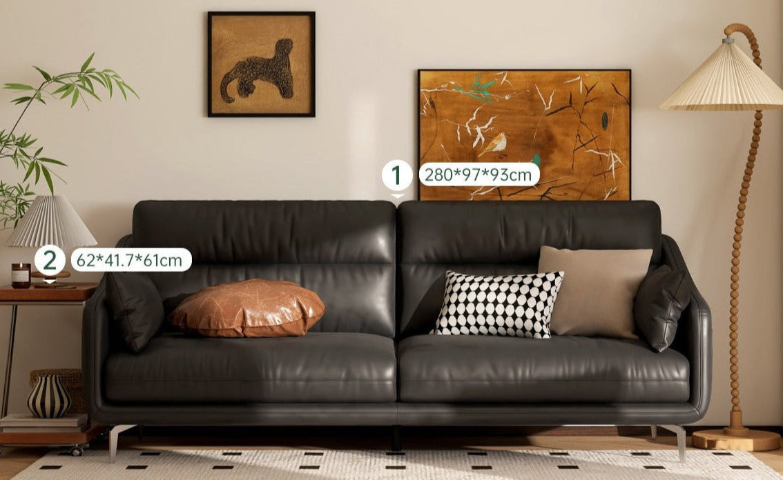 Living room furniture set First layer cowhide sofa living room middle-aged style