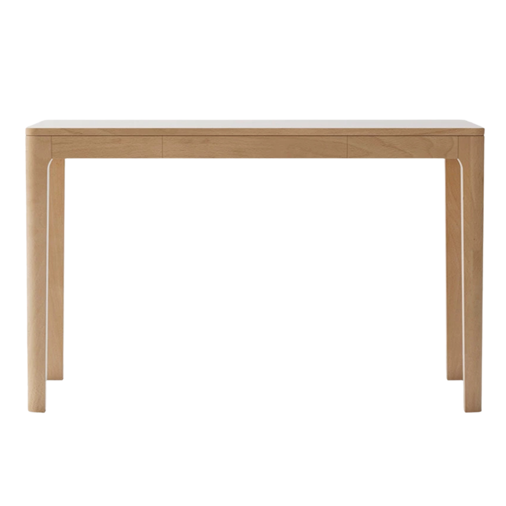 Oak, Beech Solid Wood Shelves Office Desk