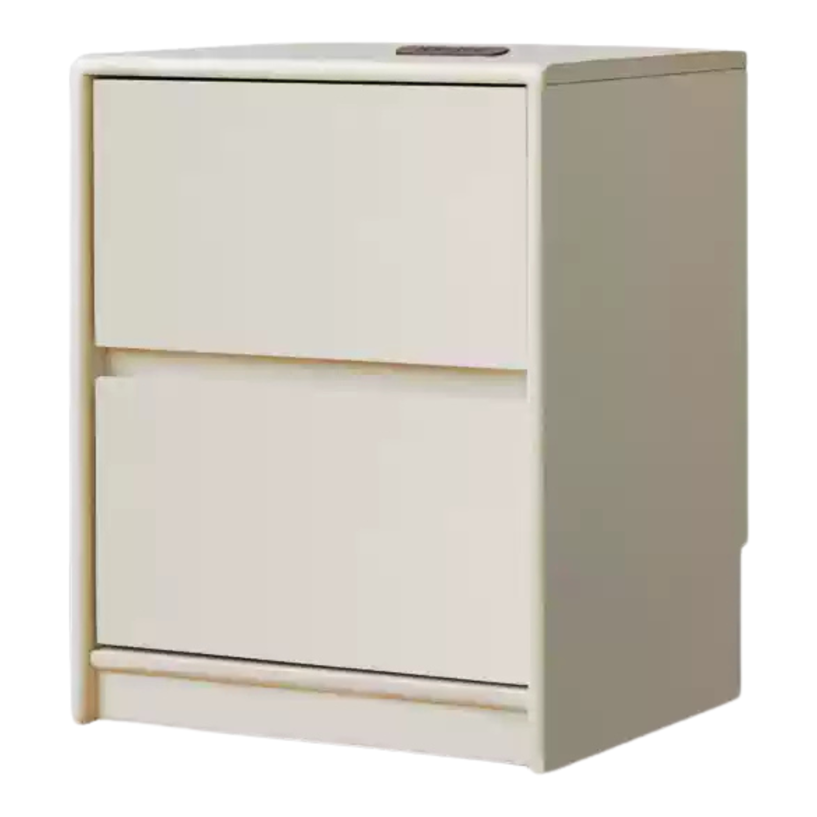 Solid Rubberwood Nightstand.