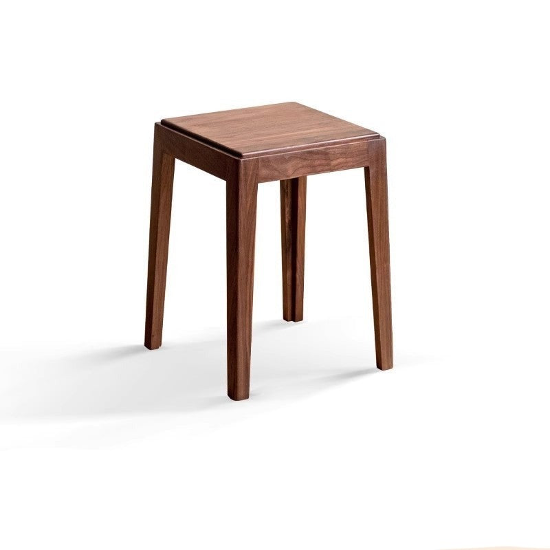 Black Walnut, Oak Solid Wood Foldable Modern Stool