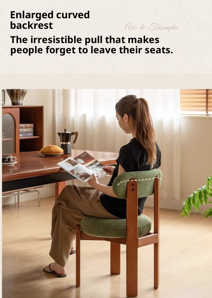 Beech, Rubberwood, Black Walnut, Cherry Solid Wood French Antique Style Chair