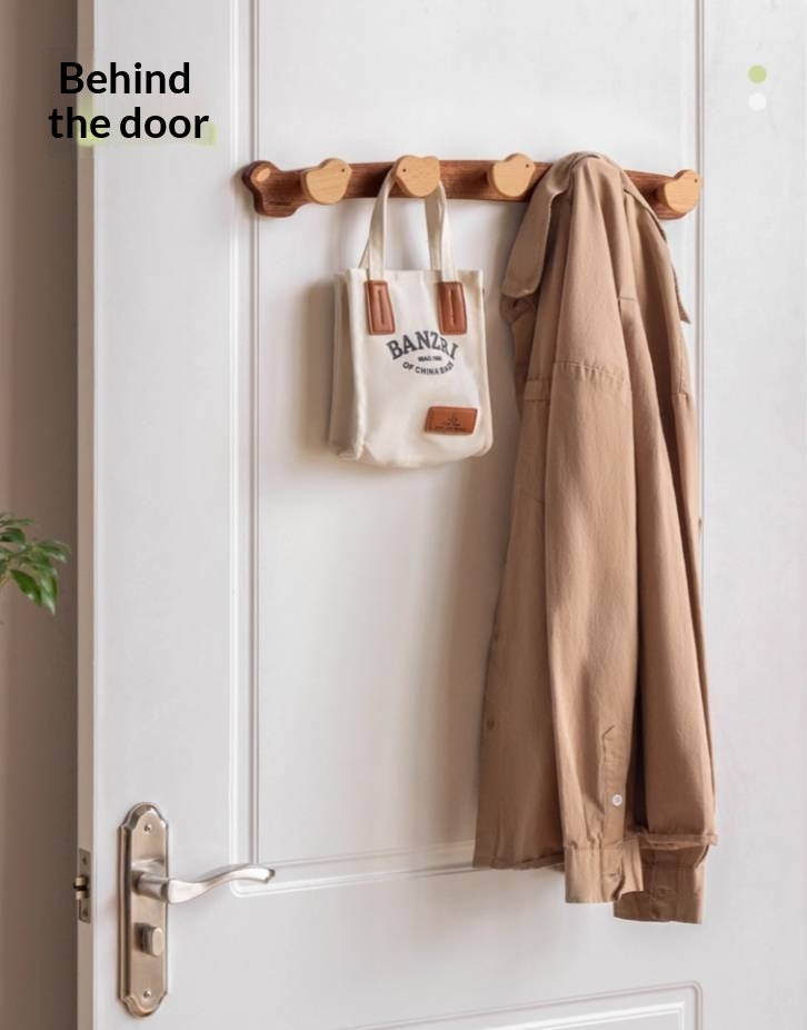 Beech Solid Wood Entry Door Porch Hanger