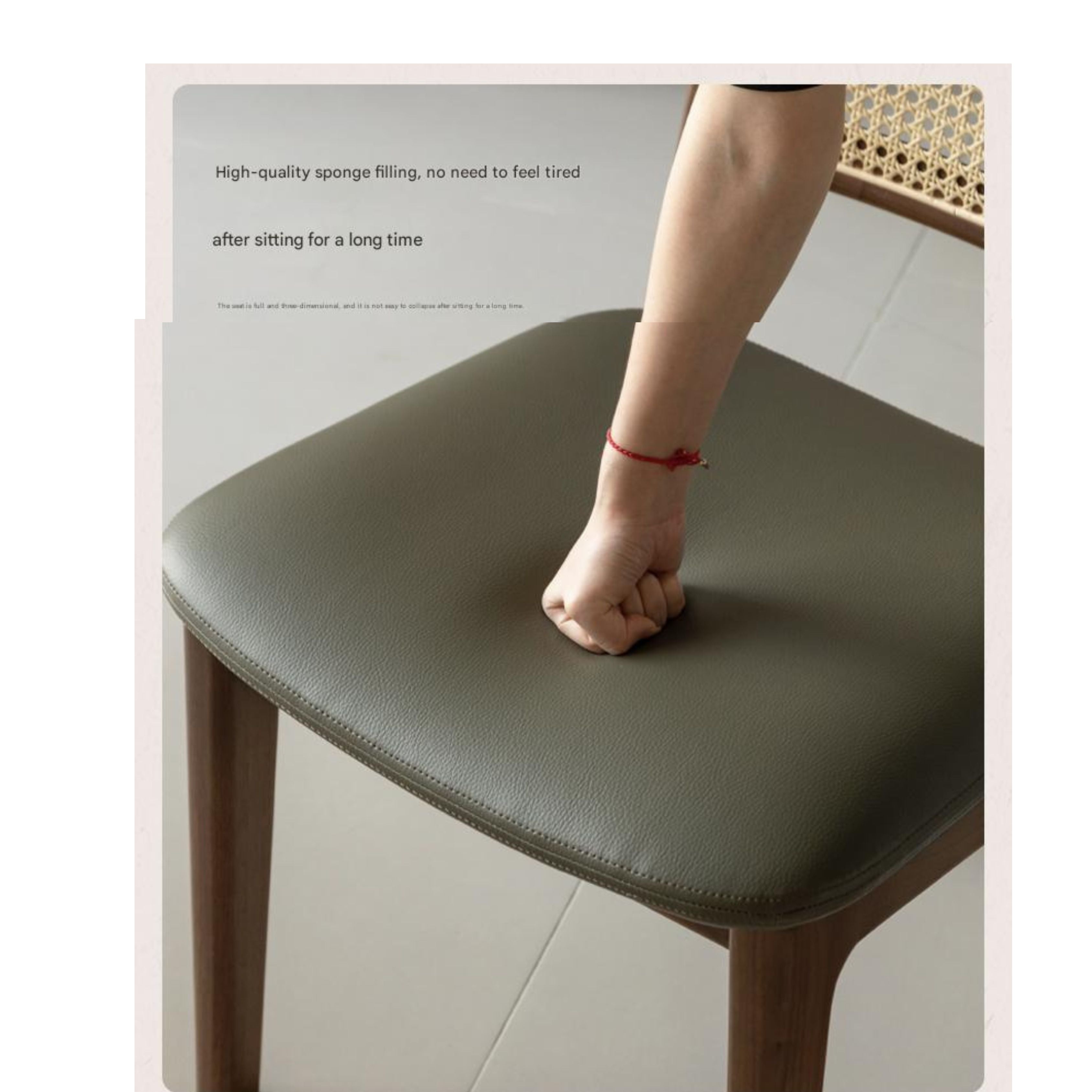 Set 4 pcs Black Walnut, Oak, Ash, Beech, Sandalwood Solid Wood Dining Chair