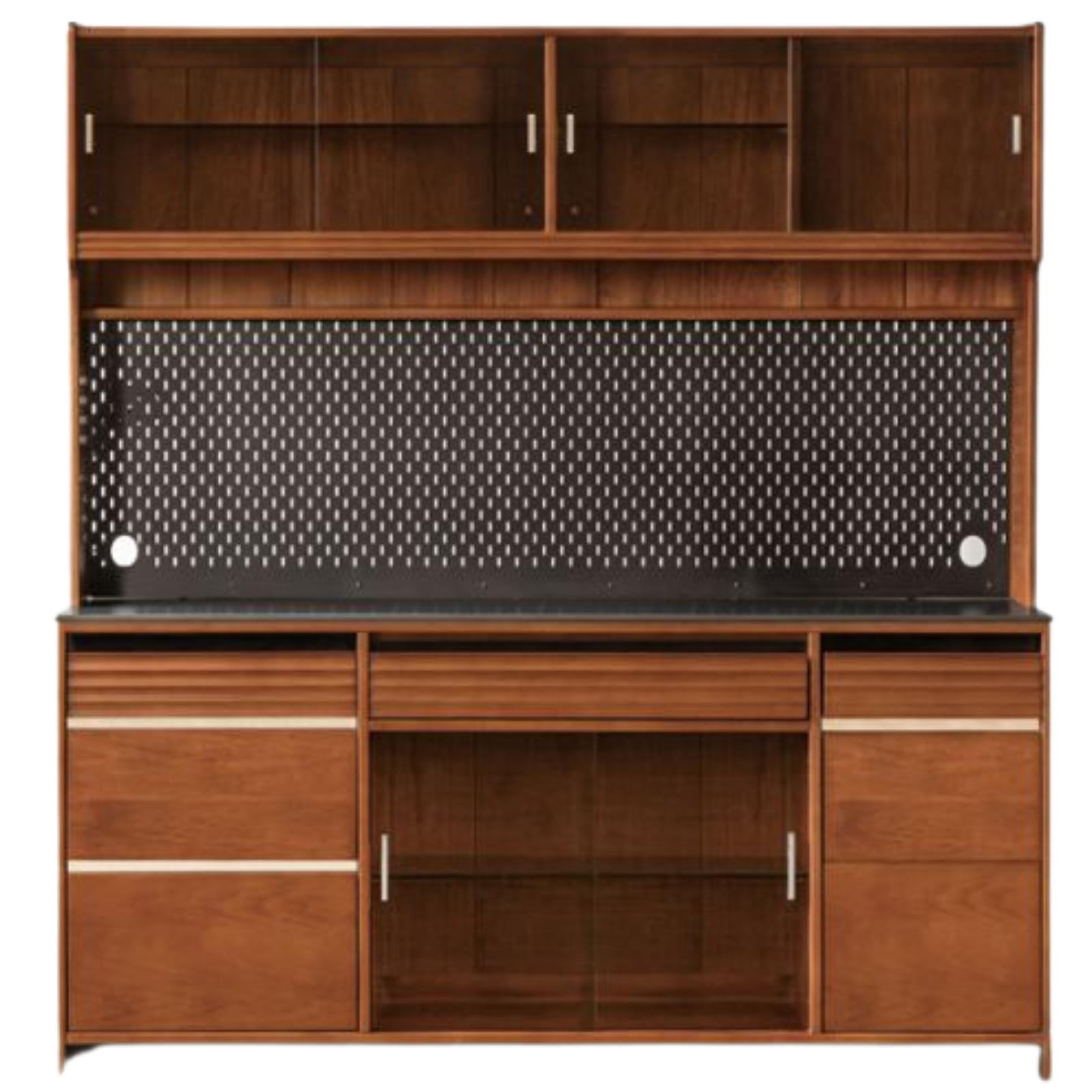 Tulipwood Solid Wood Bauhaus Rock Plate Sideboard