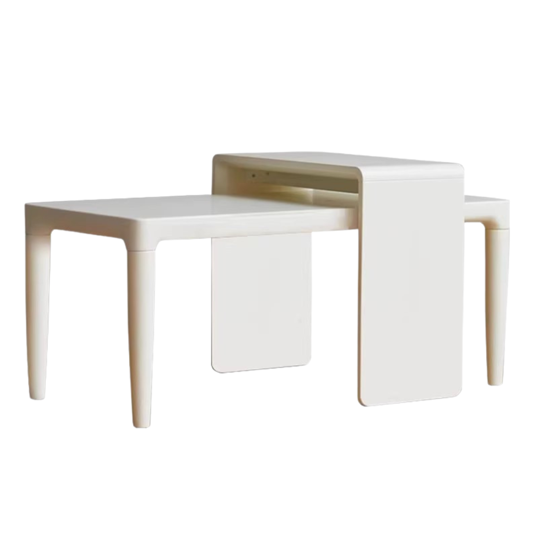 Pine Solid Wood Coffee Table Side Table Nordic Creative Combination