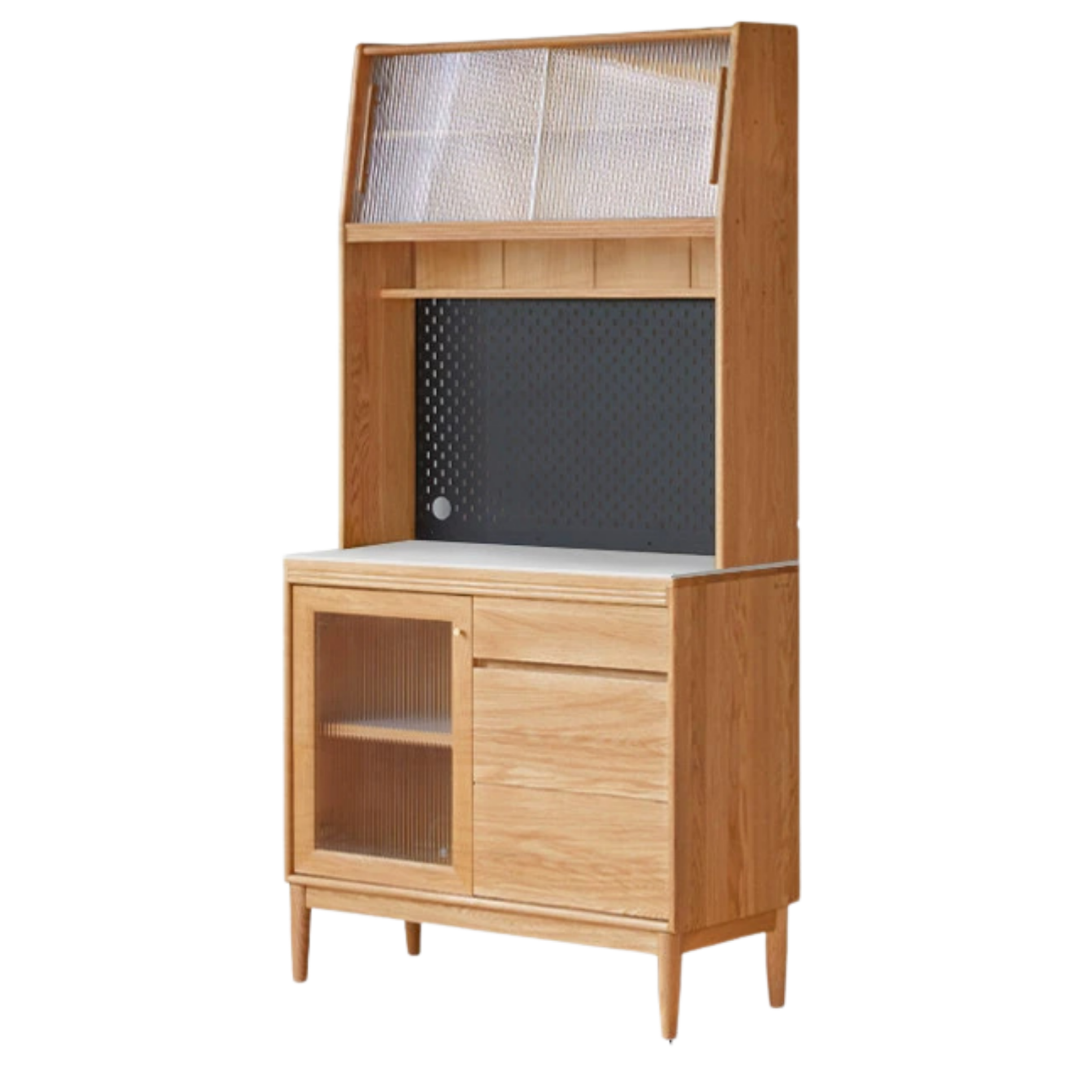 Oak Solid Wood Modern Sideboard