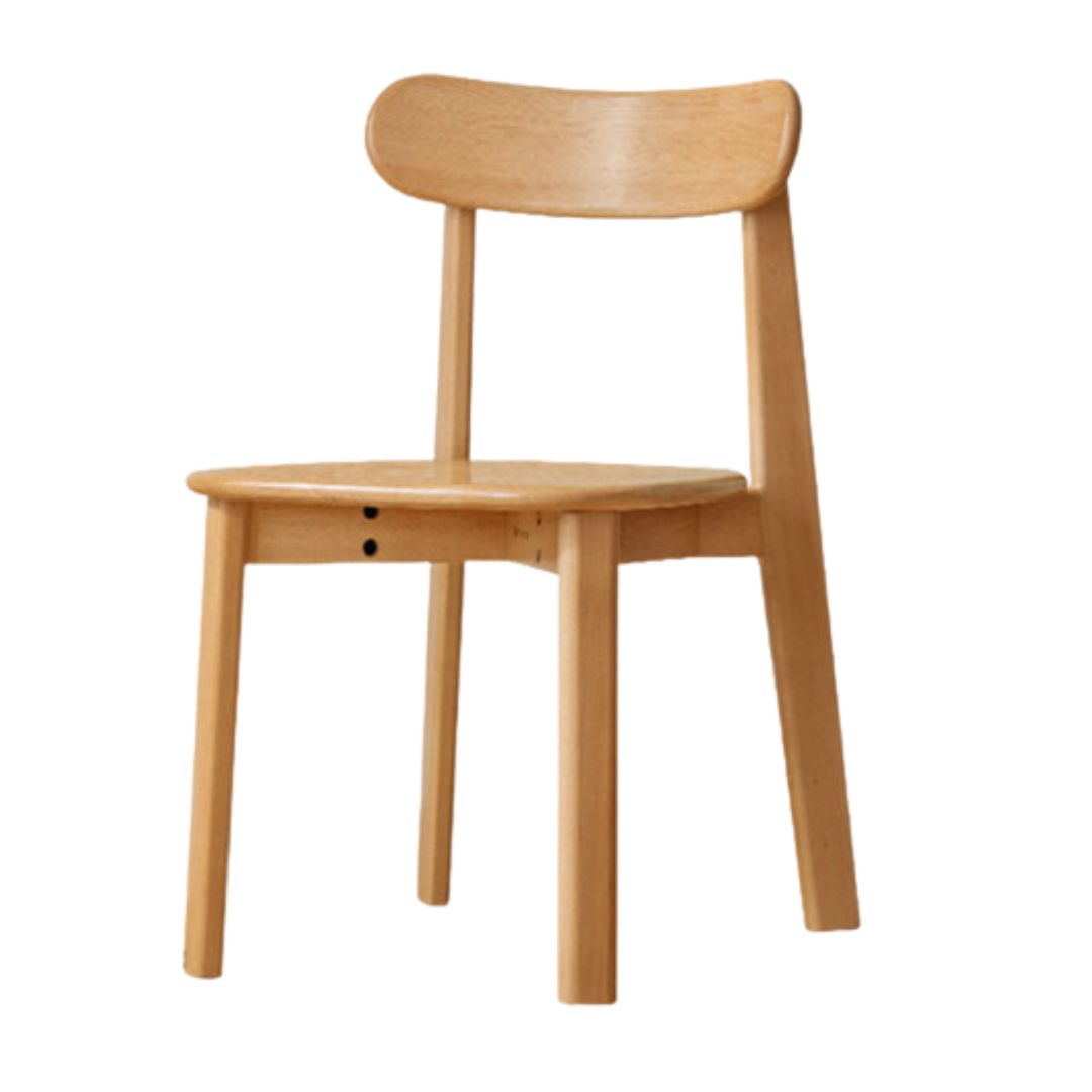 Beech, Oak Solid Wood Modern Dining Chairs