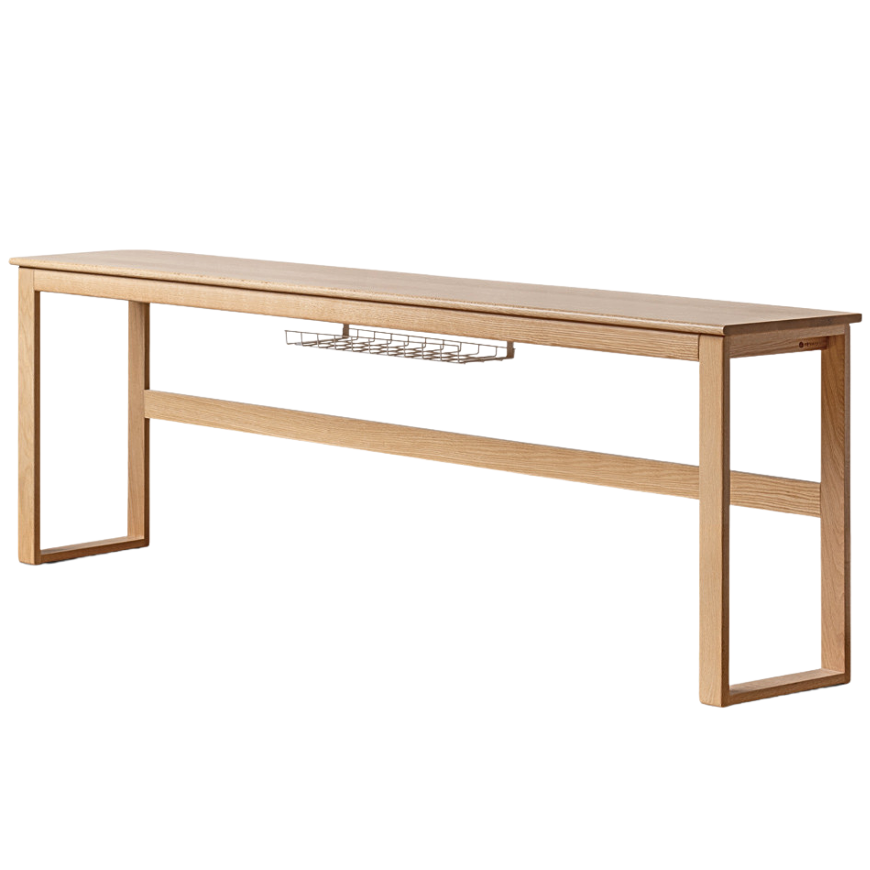 Oak, Poplar, Beech Solid Wood Long Narrow Desk