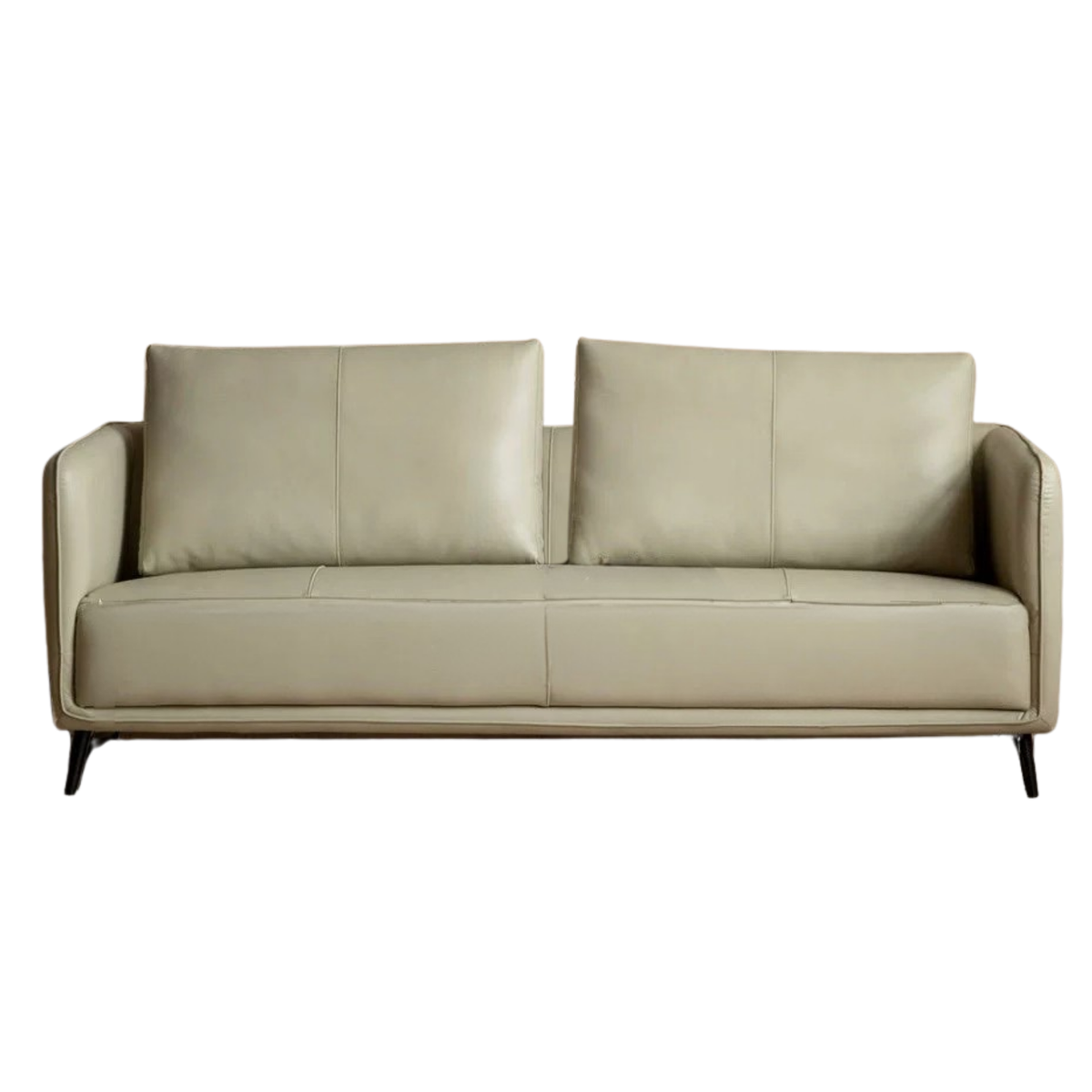 Genuine Leather, eco-leather ultra-slim modern design sofa