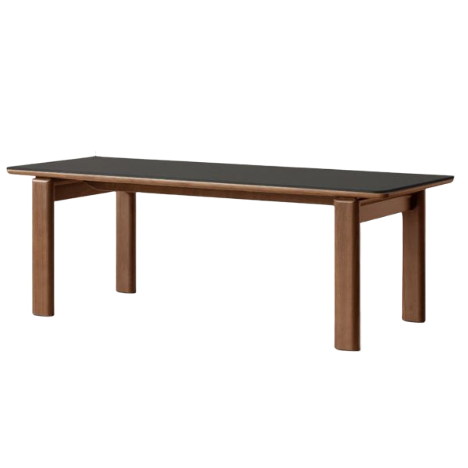 Black Walnut Solid Wood Dining Table Light Luxury Style