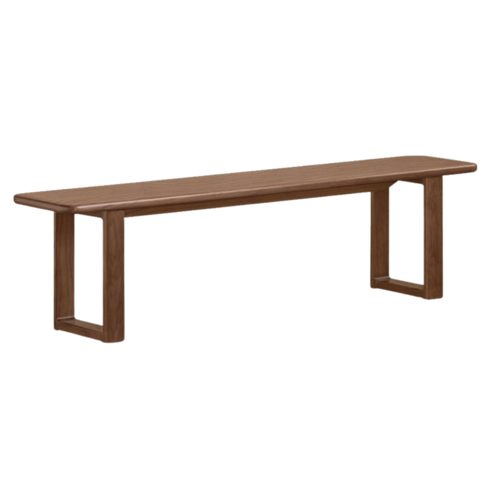 Black Walnut, White Ash Solid Wood Leisure Long Bench