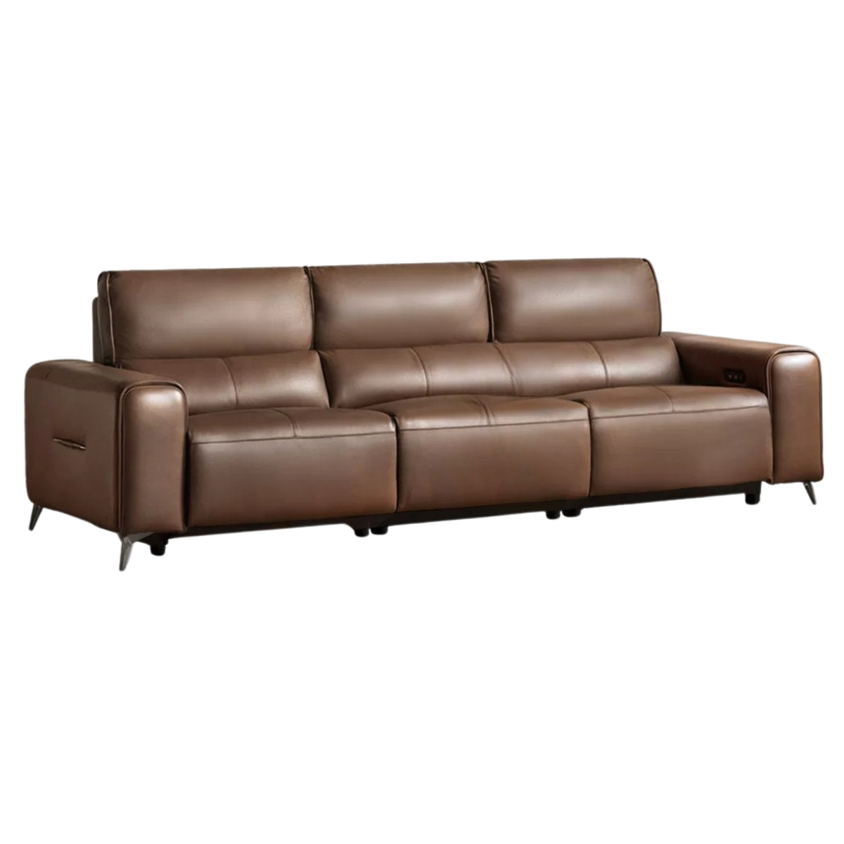 Genuine Leather High Back Electric Sofa