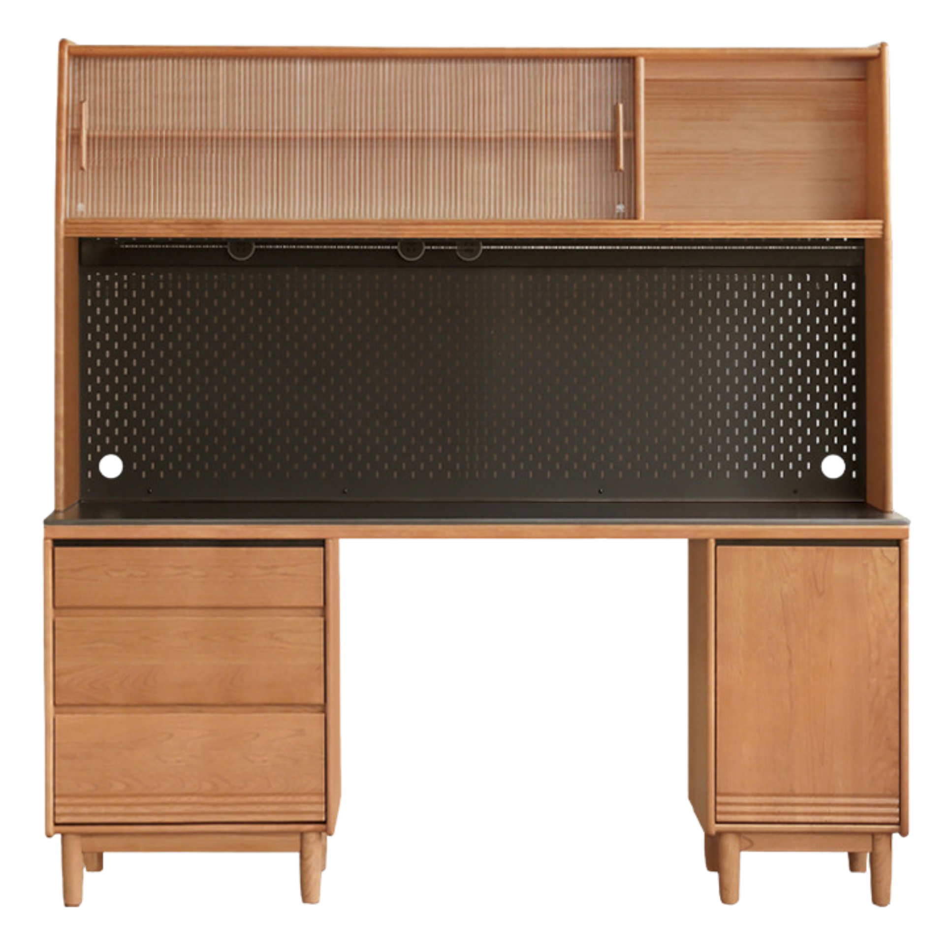 Cherry Solid Wood Rock Plate Sideboard