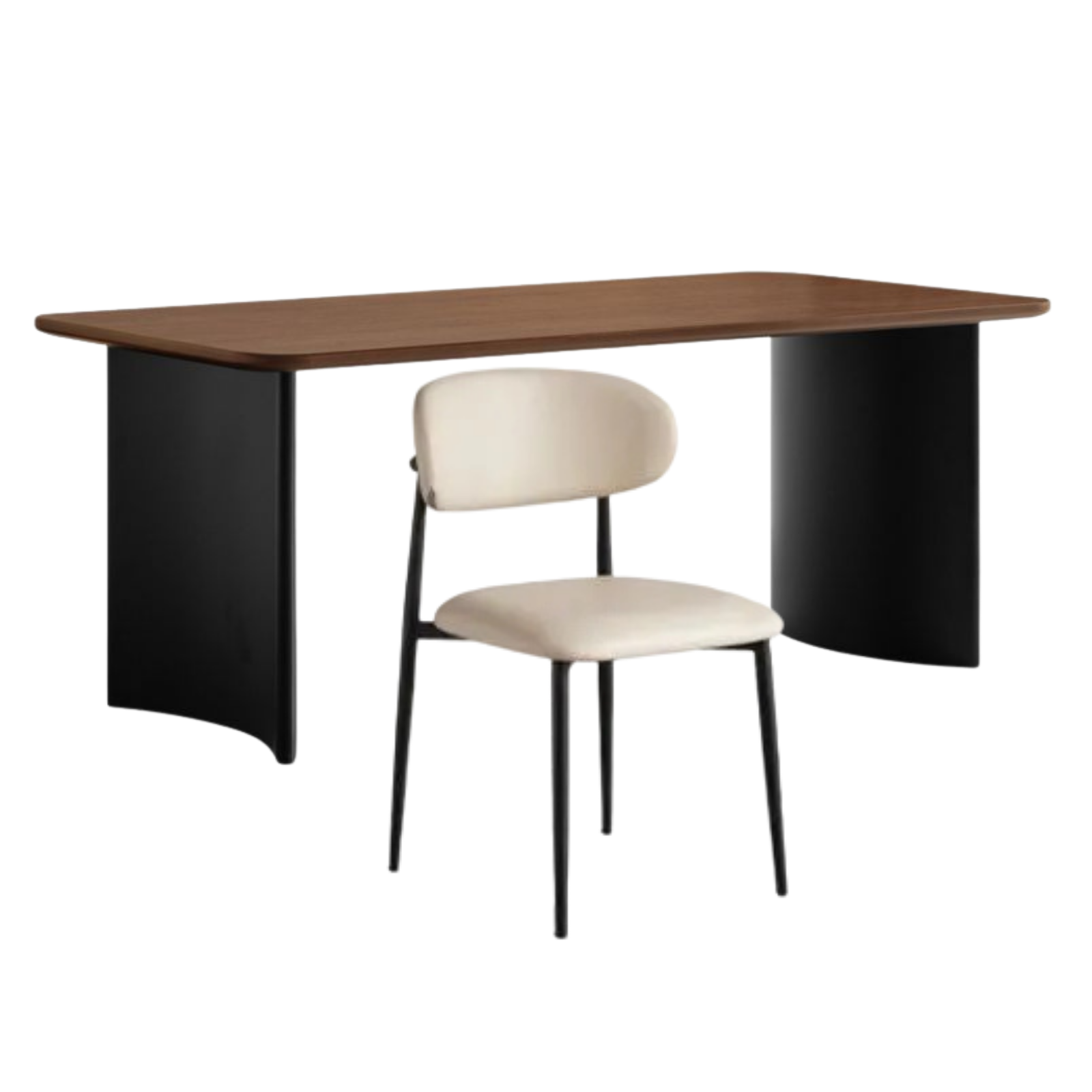 Solid Longan Hardwood Dining Table Italian Light Luxury