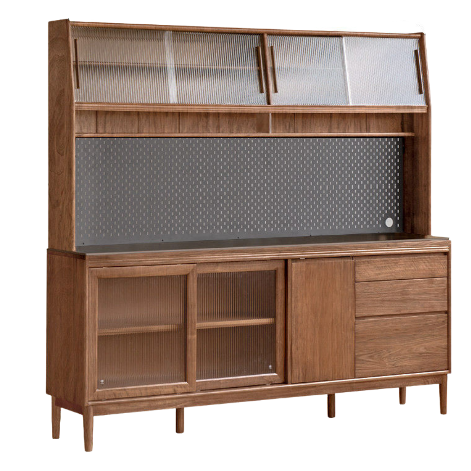 Black Walnut, Oak, Sandalwood, Ash, White Ash Solid Wood Rock Board Sideboard