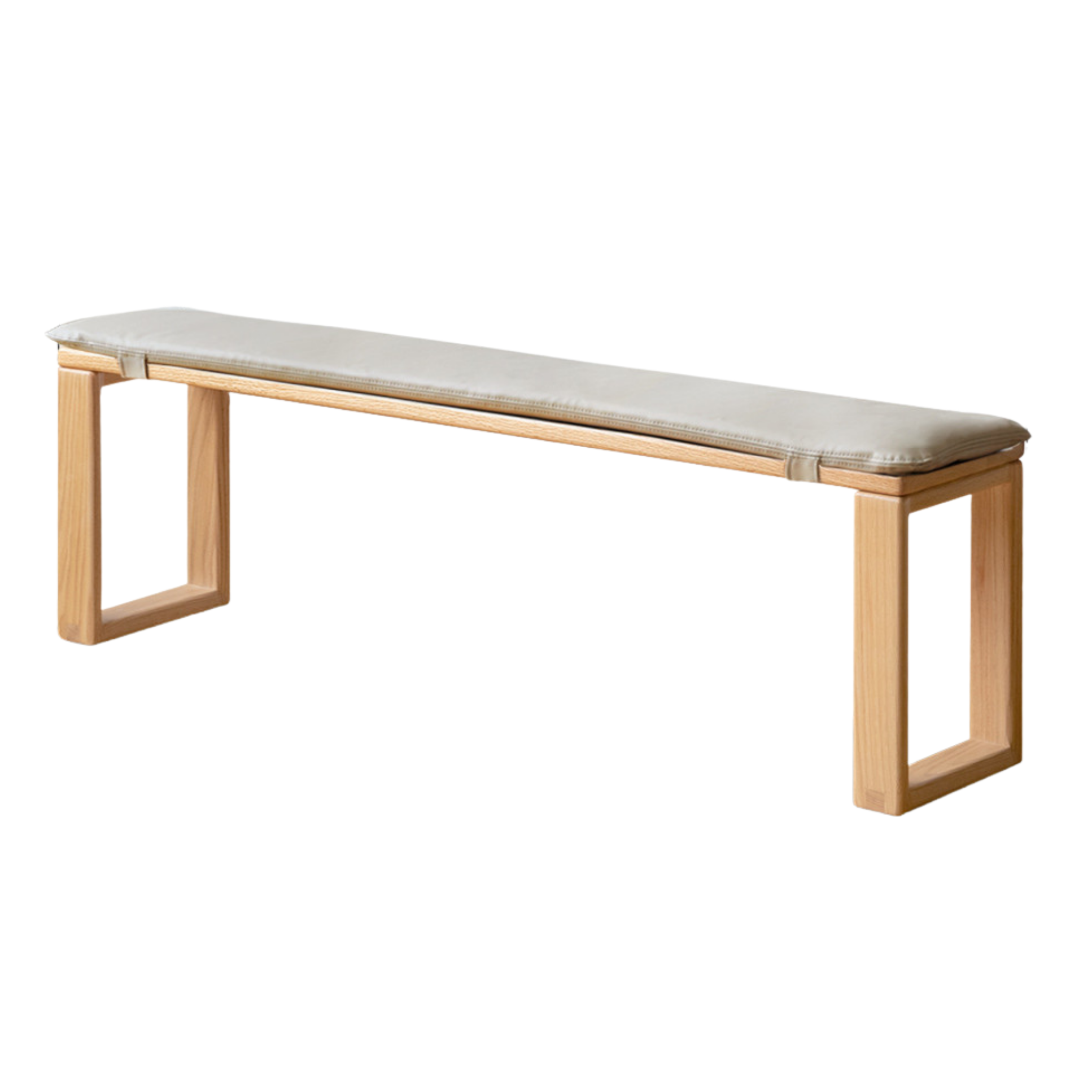 Ash, Oak, Cherry, Beech Solid Wood Long Bed end Bench