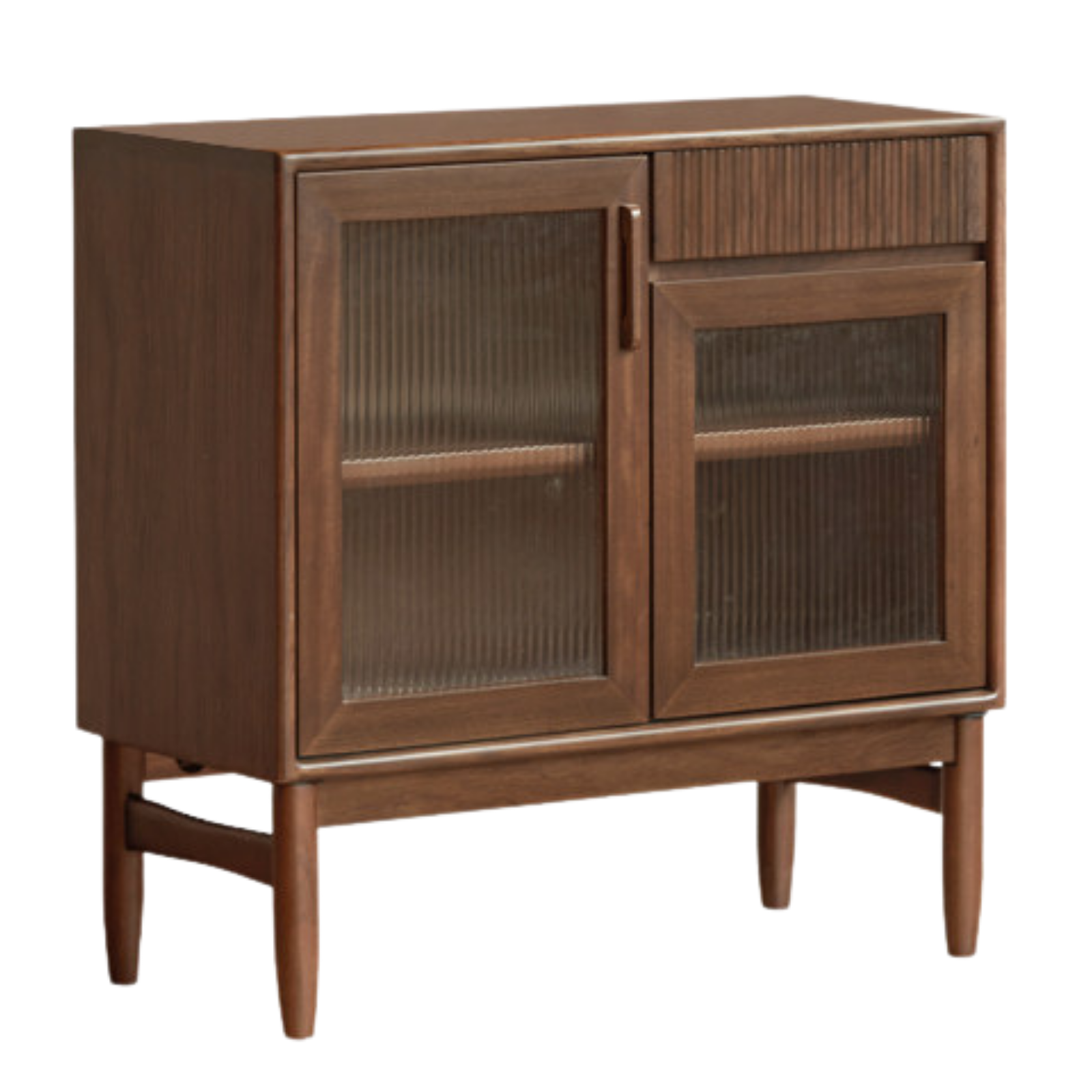 Oak, Black Walnut, South American Walnut, Solid Longan Hardwood, Red Zebrawood Solid Wood Light Luxury Sideboard