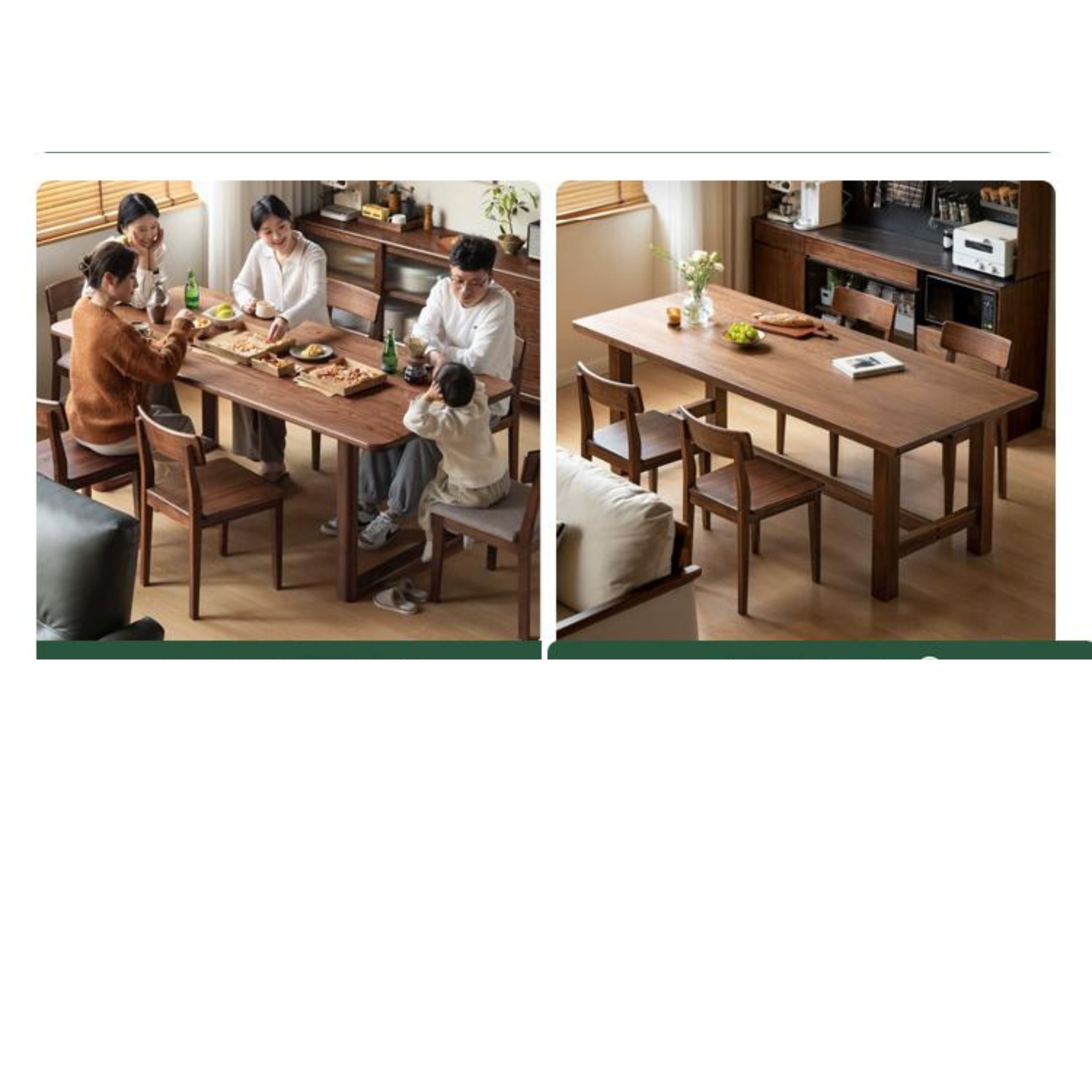 Black Walnut, Oak, Ash Solid Wood Long Bench
